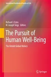 Book cover of The Pursuit of Human Well-Being by Richard J. Estes
