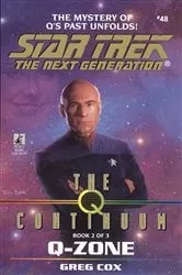 Book cover of The Q Continuum: Book Two: Q-Zone by Greg Cox