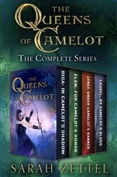 Book cover of The Queens of Camelot by Sarah Zettel