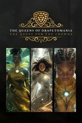 Book cover of THE QUEENS OF DRAPETOMANIA by Charles L. Beasley