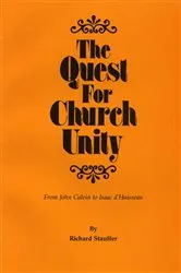 Book cover of The Quest for Church Unity by Richard Stauffer