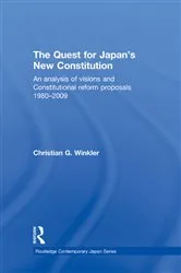 Book cover of The Quest for Japan's New Constitution by Christian G. Winkler