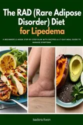 Book cover of The RAD (Rare Adipose Disorder) Diet for Lipedema by Isadora Kwon