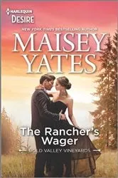 Book cover of The Rancher's Wager by Maisey Yates