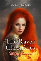 Book cover of The Raven Chronicles - Magic Scorned by Anthony D. Butler