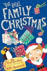 Book cover of The Real Family Christmas by Sue Mongredien