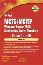 Book cover of The Real MCTS/MCITP Exam 70-640 Prep Kit by Anthony Piltzecker