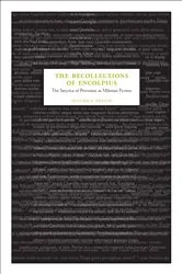 Book cover of The Recollections of Encolpius by Gottsk¯lk Jensson