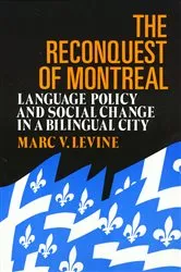 Book cover of The Reconquest Of Montreal by Marc Levine