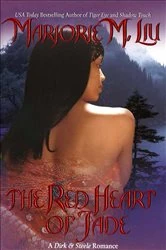 Book cover of The Red Heart of Jade by Marjorie M. Liu