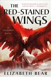 Book cover of The Red-Stained Wings by Elizabeth Bear