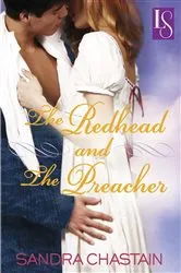 Book cover of The Redhead and the Preacher by Sandra Chastain