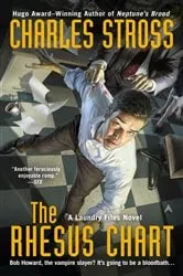 Book cover of The Rhesus Chart by Charles Stross