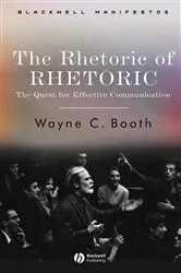 Book cover of The Rhetoric of RHETORIC by Wayne C. Booth
