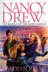 Book cover of The Riddle of the Ruby Gazelle by Carolyn Keene