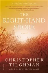 Book cover of The Right-Hand Shore by Christopher Tilghman