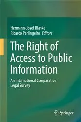Book cover of The Right of Access to Public Information by Hermann-Josef Blanke