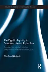 Book cover of The Right to Equality in European Human Rights Law by Unknown