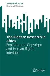 Book cover of The Right to Research in Africa by Desmond Oriakhogba