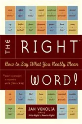 Book cover of The Right Word by Elizabeth Morrison