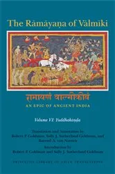 Book cover of The Rāmāyaṇa of Vālmīki: An Epic of Ancient India, Volume VI by Robert P. Goldman