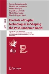 Book cover of The Role of Digital Technologies in Shaping the Post-Pandemic World by Savvas Papagiannidis