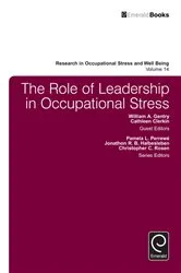 Book cover of The Role of Leadership in Occupational Stress by William A. Gentry
