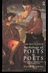 Book cover of The Routledge Anthology of Poets on Poets by David Hopkins