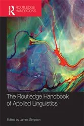 Book cover of The Routledge Handbook of Applied Linguistics by James Simpson