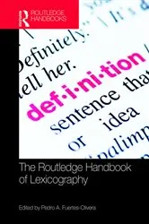 Book cover of The Routledge Handbook of Lexicography by Pedro A. Fuertes-Olivera