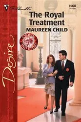 Book cover of The Royal Treatment by Maureen Child