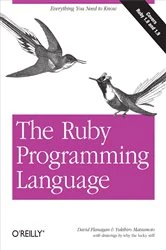 Book cover of The Ruby Programming Language by David Flanagan
