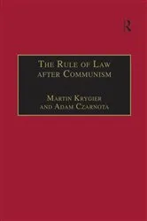 Book cover of The Rule of Law after Communism by Martin Krygier