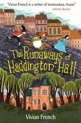 Book cover of The Runaways of Haddington Hall by Vivian French