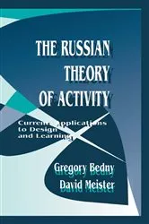 Book cover of The Russian Theory of Activity by Gregory Bedny