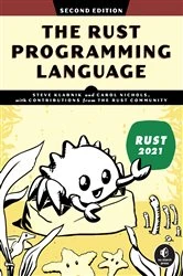Book cover of The Rust Programming Language, 2nd Edition by Steve Klabnik