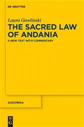Book cover of The Sacred Law of Andania by Laura Gawlinski