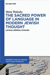 Book cover of The Sacred Power of Language in Modern Jewish Thought by Shira Wolosky