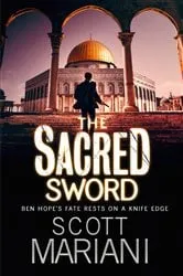 Book cover of The Sacred Sword by Scott Mariani