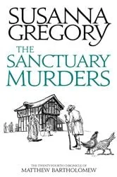 Book cover of The Sanctuary Murders by Susanna Gregory