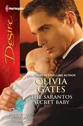 Book cover of The Sarantos Secret Baby by Olivia Gates