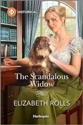 Book cover of The Scandalous Widow by Elizabeth Rolls