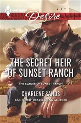 Book cover of The Secret Heir of Sunset Ranch by Charlene Sands