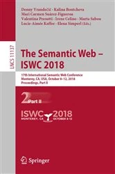 Book cover of The Semantic Web – ISWC 2018 by Denny Vrandečić