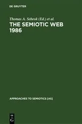 Book cover of The Semiotic Web 1986 by Thomas A. Sebeok