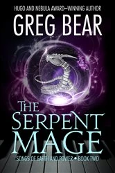 Book cover of The Serpent Mage by Greg Bear