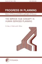 Book cover of The Service Hub Concept in Human Services Planning by Michael Dear