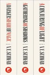 Book cover of The Shades of Magic Series by V. E. Schwab