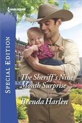 Book cover of The Sheriff's Nine-Month Surprise by Brenda Harlen