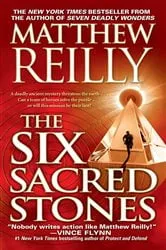 Book cover of The Six Sacred Stones by Matthew Reilly